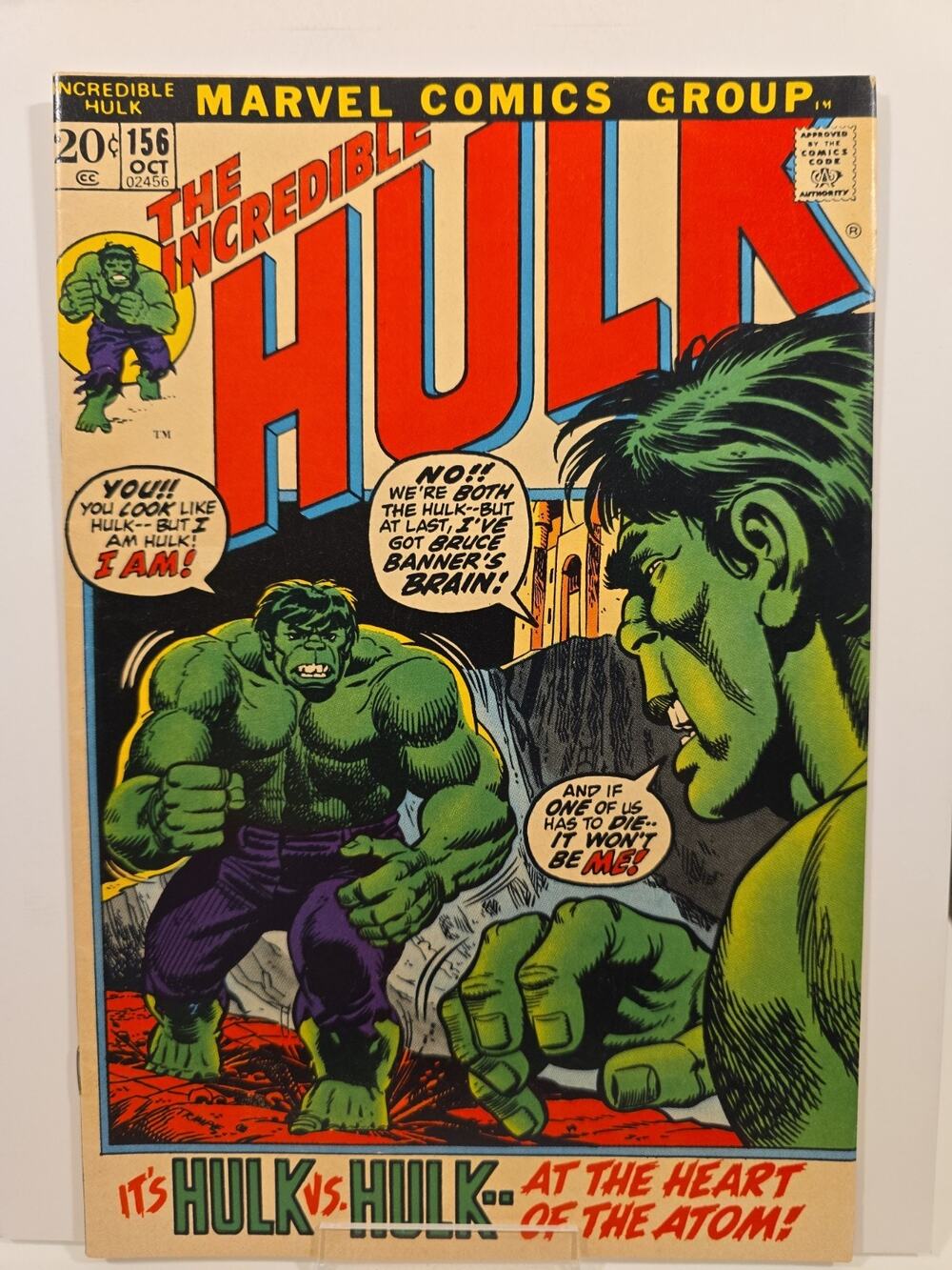 The Incredible Hulk #156 Hulk vs Hulk 1st Appearance Of Krylar